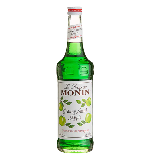 Monin Premium Granny Smith Apple Flavoring / Fruit Syrup (Various Sizes)