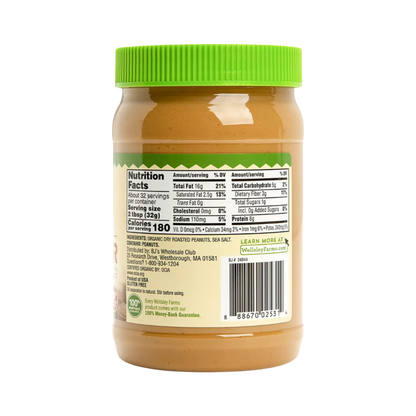 Wellsley Farms Organic Creamy Peanut Butter (1.02 Kg), 1.02 Kg