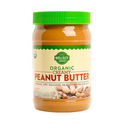 Wellsley Farms Organic Creamy Peanut Butter (1.02 Kg), 1.02 Kg