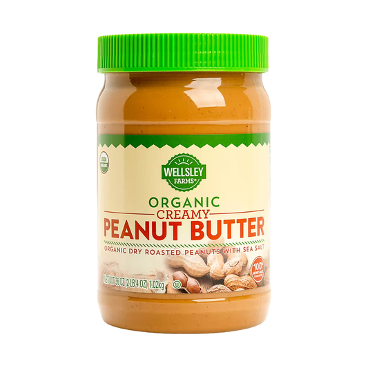 Wellsley Farms Organic Creamy Peanut Butter (1.02 Kg), 1.02 Kg