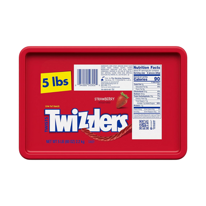 Twizzlers Twists Strawberry, 5 lbs