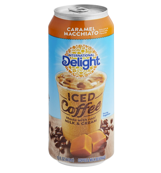 International Delight Caramel Macchiato Iced Coffee 15 fl. oz. - 12/Case