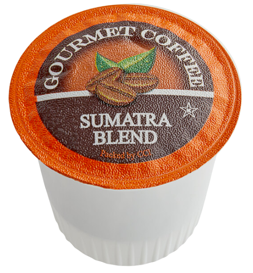 Caffe de Aroma Sumatra Blend Coffee Single Serve Cups - 24/Box