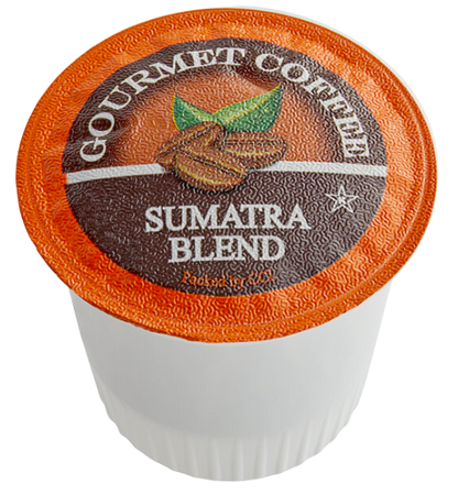 Caffe de Aroma Sumatra Blend Coffee Single Serve Cups - 24/Box