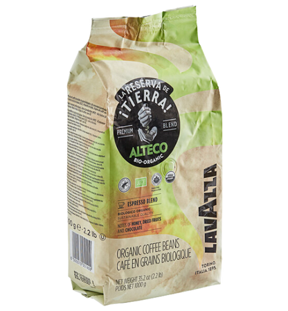 Lavazza Organic Tierra! Alteco Whole Bean Espresso 2.2 lb.