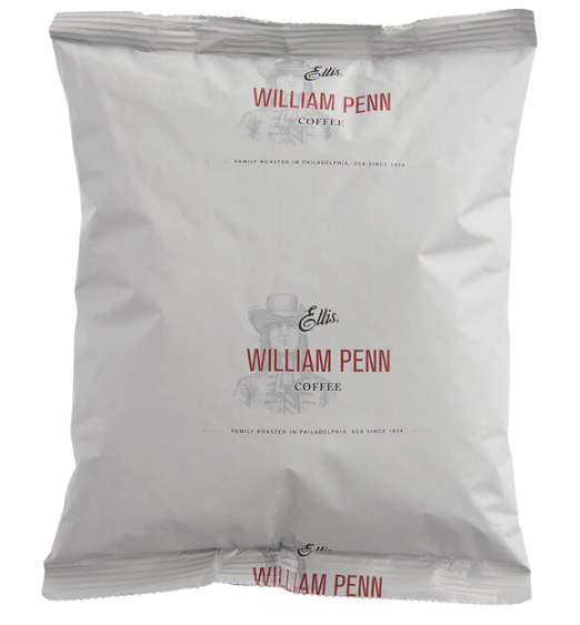 Ellis William Penn Coffee Packet 12 oz. - 32/Case