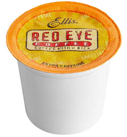 Ellis Red Eye High Caffeine Coffee Single Serve Cups - 24/Box