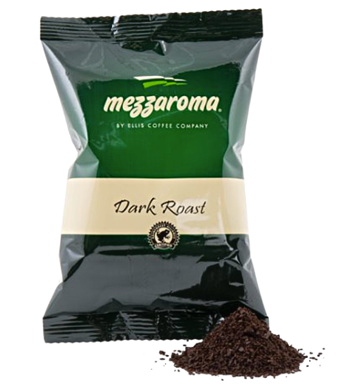 Ellis Mezzaroma 2.5 oz. Dark Roast Coffee Packet - 24/Case