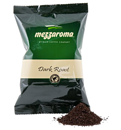 Ellis Mezzaroma 2.5 oz. Dark Roast Coffee Packet - 24/Case