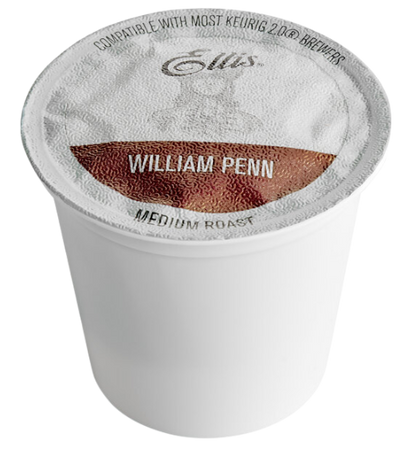 Ellis William Penn Coffee Single Serve Cups - 24/Box