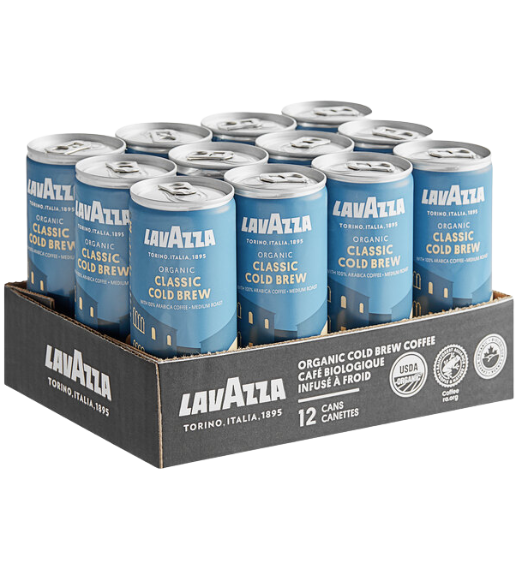 Lavazza Organic Classic Cold Brew Coffee 8 fl. oz. - 12/Case