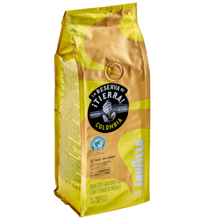 Lavazza Tierra! Colombia Coarse Ground Coffee 8 oz. - 6/Case