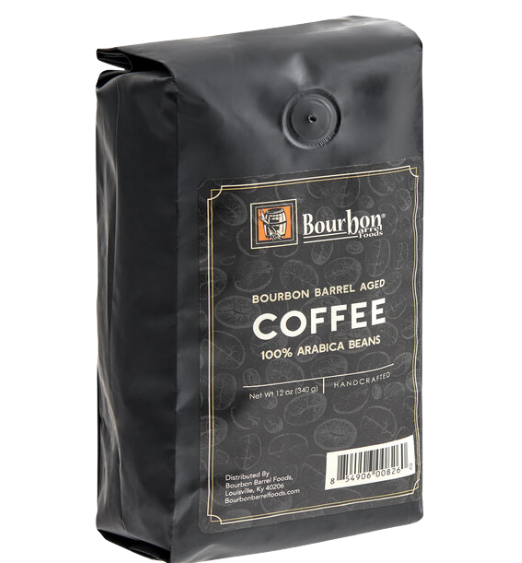 Bourbon Barrel Foods Bourbon Barrel Aged Whole Bean Coffee 12 oz.