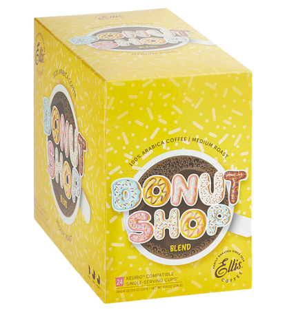 Ellis Donut Shop Blend Coffee Single Serve Cups - 24/Box