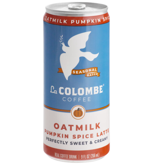 La Colombe Oatmilk Pumpkin Spice Latte 9 fl. oz. - 12/Case