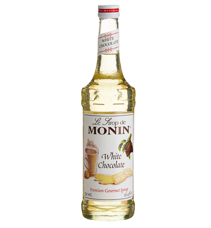 Monin Premium White Chocolate Flavoring Syrup 750 mL