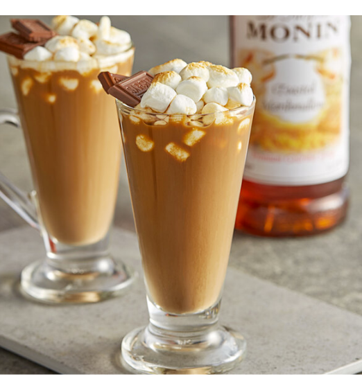 Monin Premium Toasted Marshmallow Flavoring Syrup 1 Liter