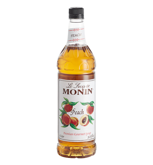 Monin Premium Peach Flavoring / Fruit Syrup 1 Liter