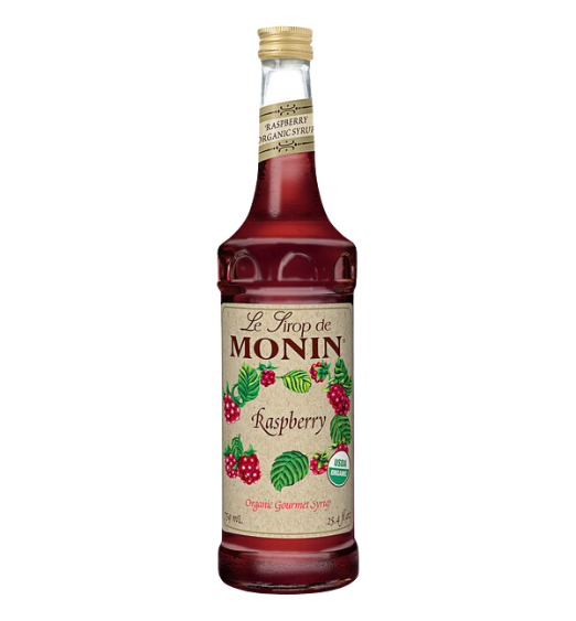 Monin Organic Raspberry Flavoring / Fruit Syrup 750 mL