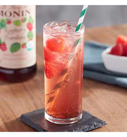 Monin Organic Raspberry Flavoring / Fruit Syrup 750 mL