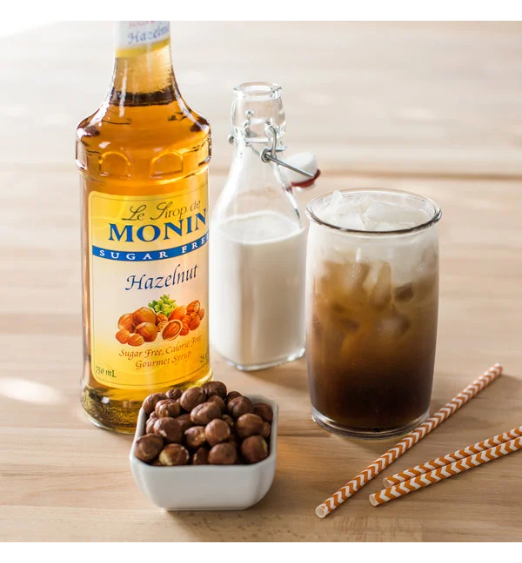 Monin Sugar Free Hazelnut Flavoring Syrup 750 mL