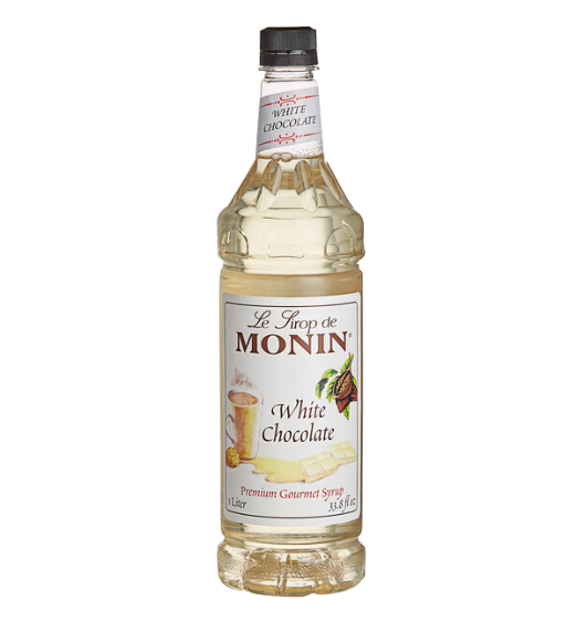 Monin Premium White Chocolate Flavoring Syrup 1 Liter