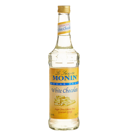 Monin Sugar Free White Chocolate Flavoring Syrup 750 mL