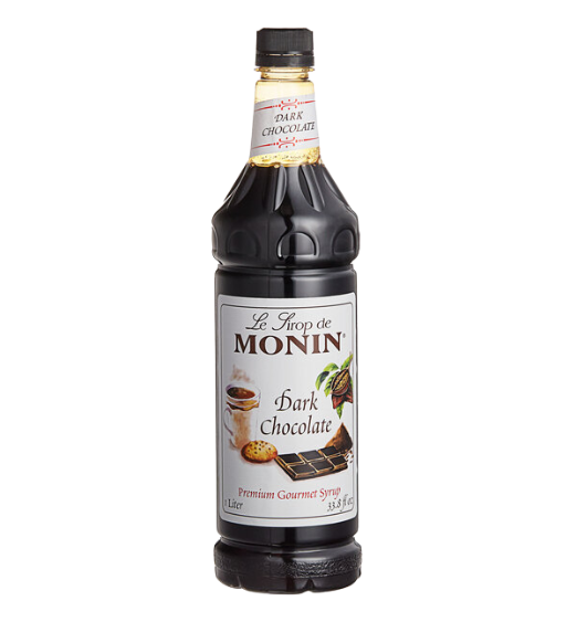 Monin Premium Dark Chocolate Flavoring Syrup 1 Liter