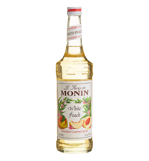 Monin Premium White Peach Flavoring / Fruit Syrup 750 mL