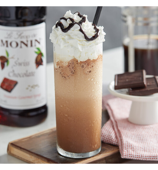 Monin Premium Swiss Chocolate Flavoring Syrup 750 mL