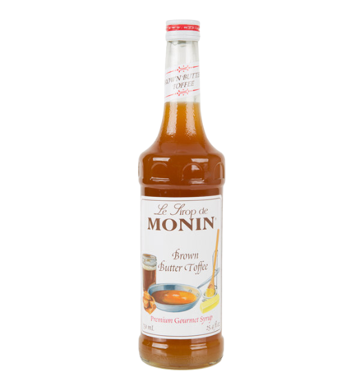 Monin Premium Brown Butter Toffee Flavoring Syrup 750 mL