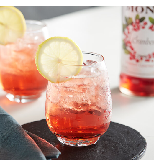 Monin Premium Cranberry Flavoring / Fruit Syrup 750 mL