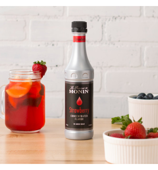 Monin Strawberry Concentrated Flavor 375 mL