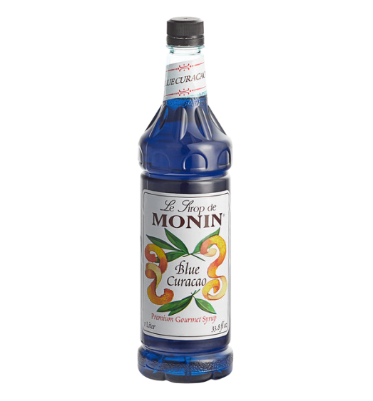 Monin Premium Blue Curacao Flavoring Syrup (Various Sizes)