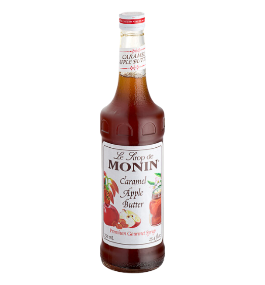 Monin Premium Caramel Apple Butter Flavoring Syrup 750 mL