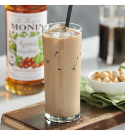 Monin Premium Roasted Hazelnut Flavoring Syrup 750 mL