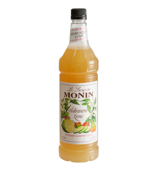 Monin Premium Habanero Lime Flavoring Syrup 1 Liter