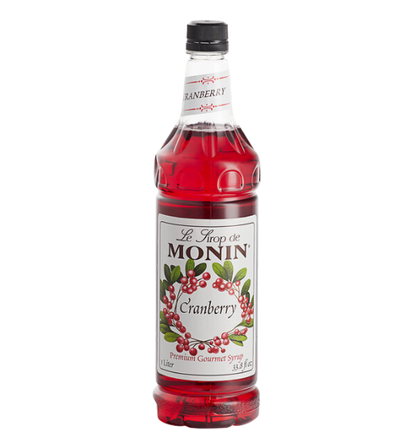 Monin Premium Cranberry Flavoring / Fruit Syrup 1 Liter