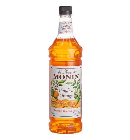 Monin Premium Candied Orange Flavoring / Fruit Syrup 1 Liter