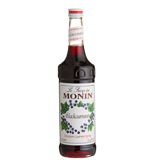 Monin Premium Blackcurrant Flavoring / Fruit Syrup 750 mL