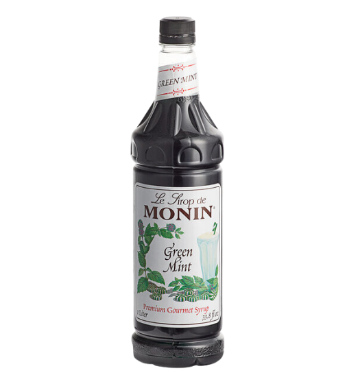 Monin Premium Green Mint Flavoring Syrup 1 Liter