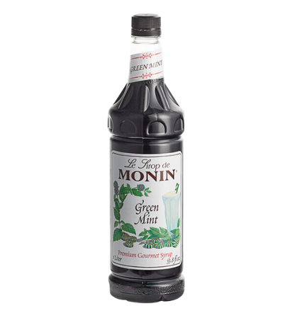 Monin Premium Green Mint Flavoring Syrup 1 Liter