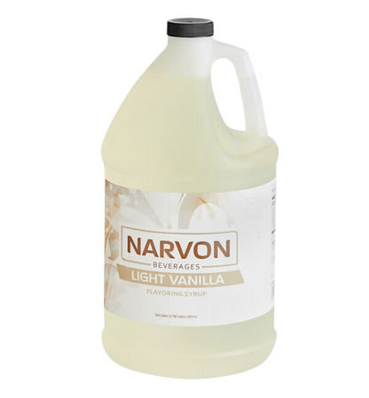 Narvon Light Vanilla Syrup 1 Gallon