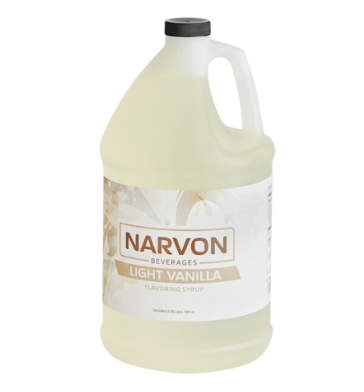 Narvon Light Vanilla Syrup 1 Gallon