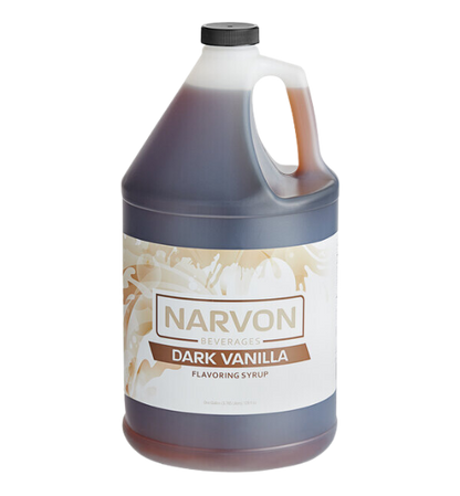 Narvon Dark Vanilla Syrup 1 Gallon