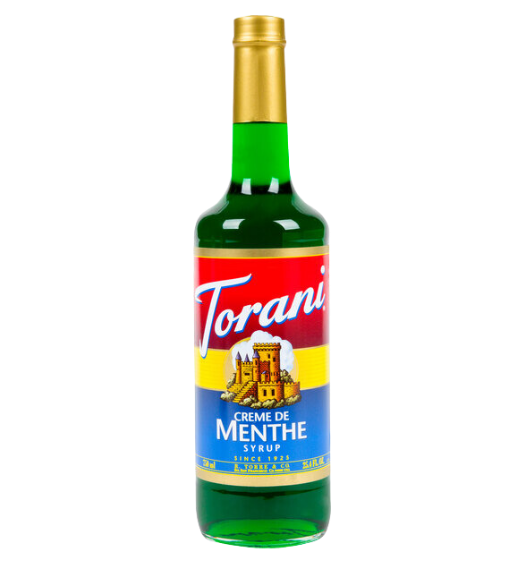 Torani Creme de Menthe Flavoring Syrup 750 mL