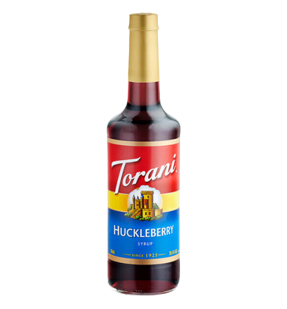 Torani Huckleberry Flavoring / Fruit Syrup 750 mL