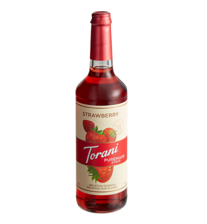 Torani Puremade Strawberry Flavoring Syrup 750 mL