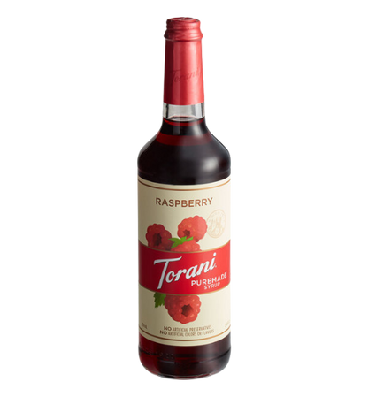 Torani Puremade Raspberry Flavoring Syrup 750 mL