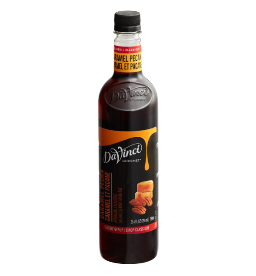 DaVinci Gourmet Classic Caramel Pecan Flavoring Syrup 750 mL